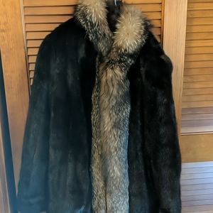 Jonas Bros Denver Mink Fur Coat Size M
